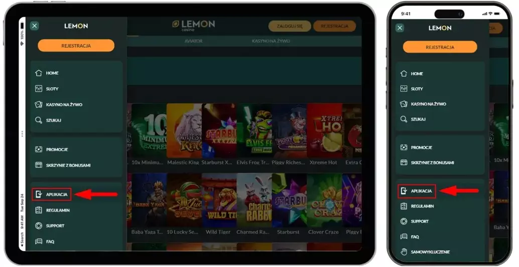 Lemon casino APK
