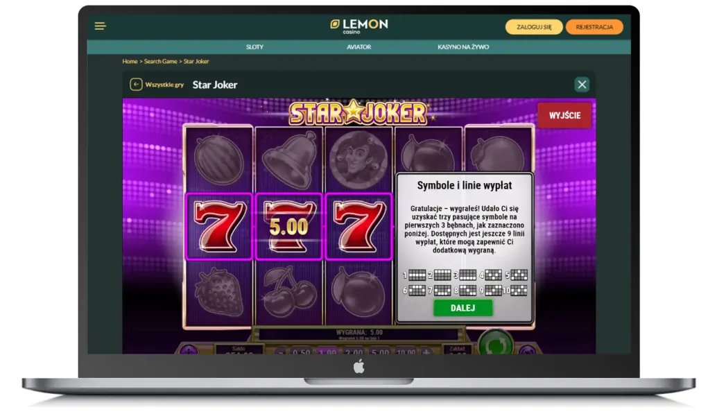 Star Joker Lemon casino
